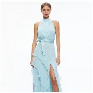 Alice + Olivia EMELIA HALTER NECK GOWN - Size 12